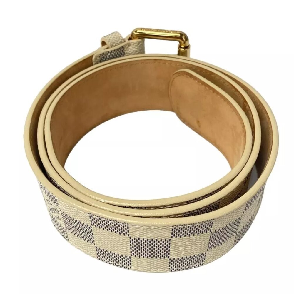 Auth LOUIS VUITTON Santure Pochette Solo 40MM Azur - Belt 502-122324 - Picture 2 of 8